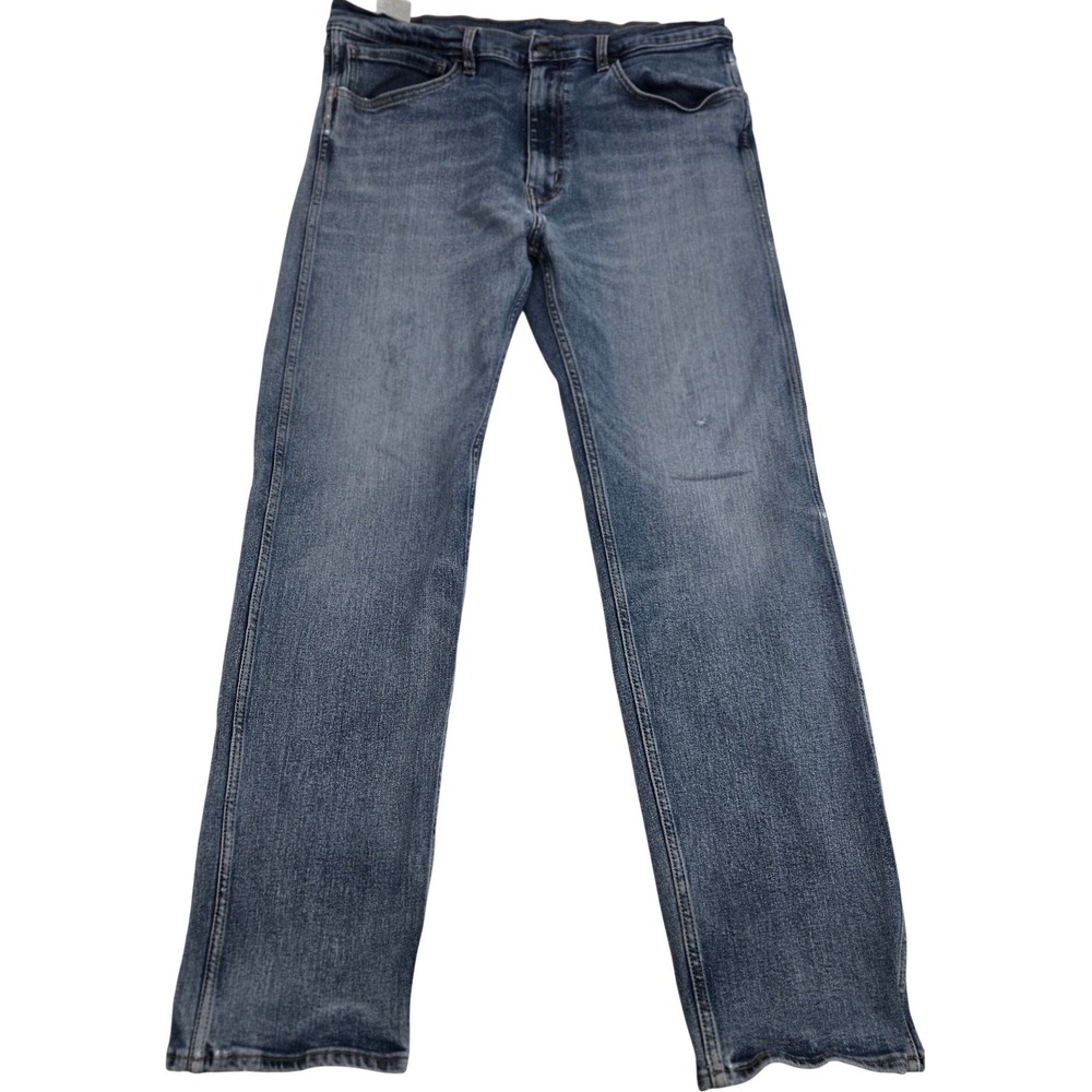 Levis Workwear Fit Jeans 36x31 Dark Wash Stretch Heavy‎ Utility Denim 505 Style